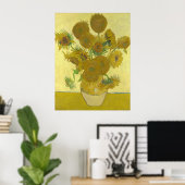 Poster Sunflowers, 1888 (Vincent Van Gogh) (Bureau à domicile)