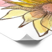 Poster Sunflowers Bible Scripture 1 Thessalonians 5:11 (Coin)