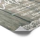 Poster Sunflowers Mariage Signature Cocktail Menu Boisson (Coin)