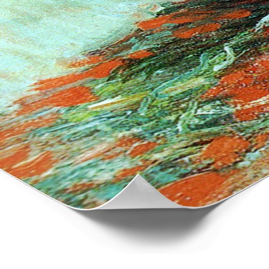 Poster Sunflowers par Claude Monet (Coin)