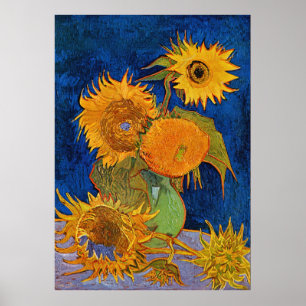 Poster Sunflowers par Van Gogh