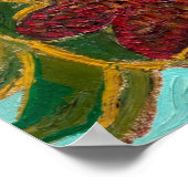 Poster Sunflowers par Vincent van Gogh (Coin)