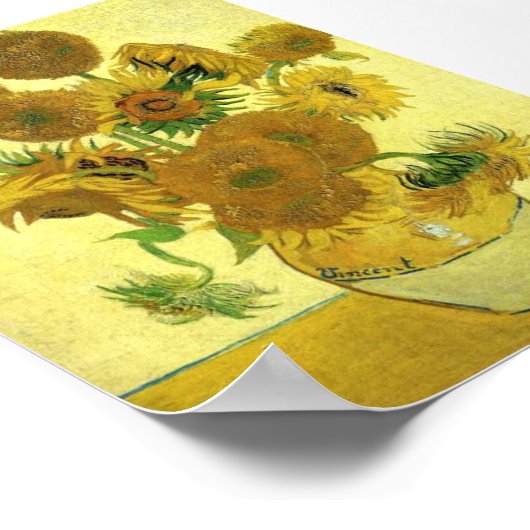 Poster Sunflowers Still Life, Van Gogh (Coin)