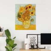 Poster Sunflowers, Van Gogh (Bureau à domicile)