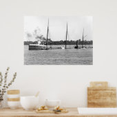 Poster Sunken Freighter, 1899 (Cuisine)