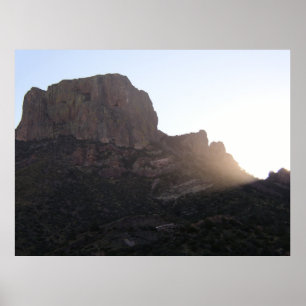 Poster Sunlight Streaming Sur Casa Grande, BBNP, Texas