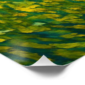 Poster Sunlit Meadow dans le rêve de Van Gogh (Coin)