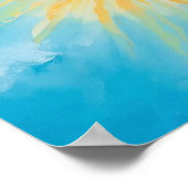 Poster Sunny Blue Sky Art (Coin)