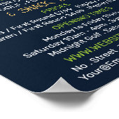 Poster Sunny Golf Course, Mini Golf Course Publicité (Coin)