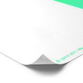 Poster Sunny lily abstract print (Coin)