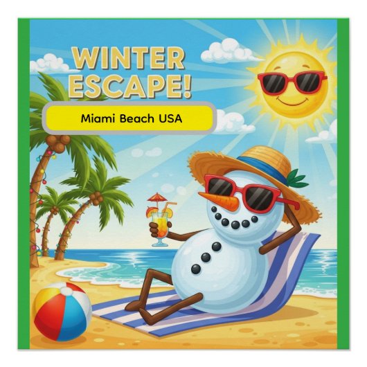 Poster Sunny Sands Resort (Devant)