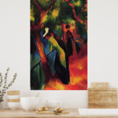 Poster Sunny Way, par August Macke (Cuisine)