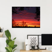 Poster Sunrise Automne (Bureau à domicile)
