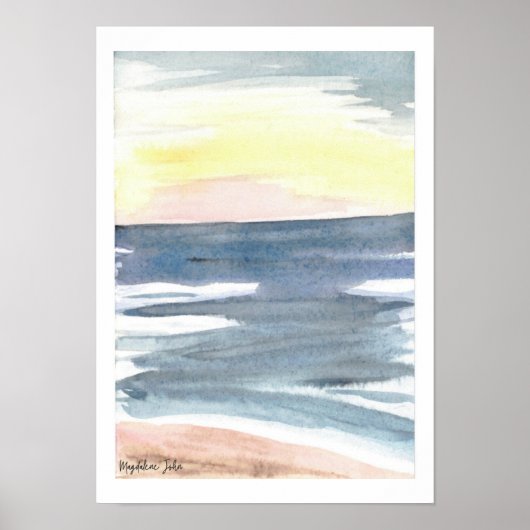 Poster Sunrise Baltique (Devant)