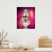 Poster Sunrise Berlin Statue (Cuisine)