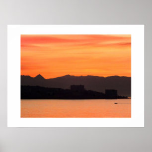 Poster Sunrise, Costa del Sol, Espagne