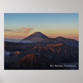 Poster Sunrise Dawn au Mont Bromo Indonésie Voyage