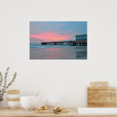 Poster Sunrise de Daytona Beach Main Street Pier (Cuisine)