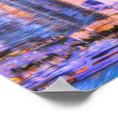 Poster Sunrise de Miami Skyline (Coin)