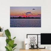Poster Sunrise des Maldives (Bureau à domicile)