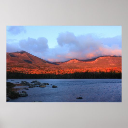 Poster Sunrise du mont Katahdin (Devant)