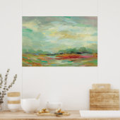 Poster Sunrise Field Abstract | Silvia (Cuisine)