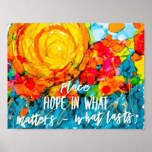 Poster Sunrise Hope Lovitude (Devant)