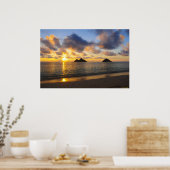 Poster Sunrise_Lanikai Beach_ Hawaii (Cuisine)