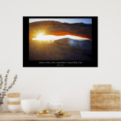 Poster Sunrise Mesa Arch Canyonlands National Park Utah (Cuisine)