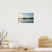 Poster Sunrise Over Calm Lake (Cuisine)