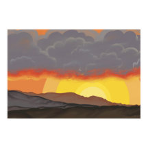 Sunrise Over the Capitan Mountains, Nouveau-Mexiqu