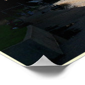 Poster "Sunrise Over Water" Barton Springs Austin (Coin)