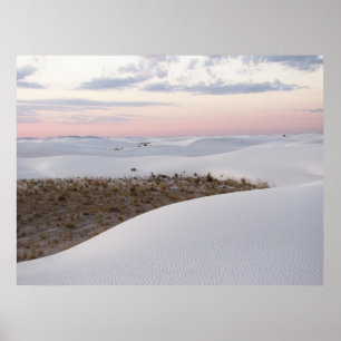 Poster Sunrise Sand Dunes of White Sands, Nouveau-Mexique