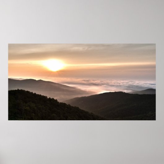 Poster Sunrise Shenandoah (Devant)