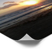 Poster Sunrise South Padre Island Beach (Coin)