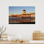 Poster Sunrise Surf City (Cuisine)