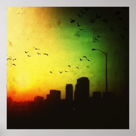 Poster Sunrise Ville Sombre (Devant)