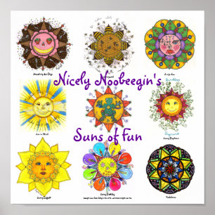 Poster Sun's of Fun (violet)