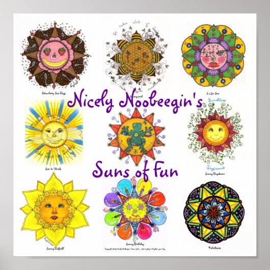 Poster Sun's of Fun (violet) (Devant)