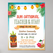 Poster Sunsational Tropical Event modèle (Devant)