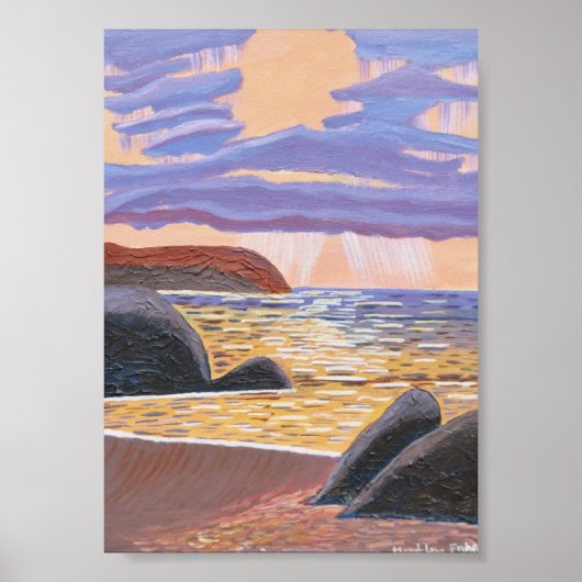 Poster Sunset (Devant)
