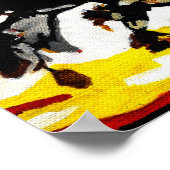 Poster Sunset abstrait (Coin)