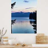 Poster Sunset at Crescent (Cuisine)