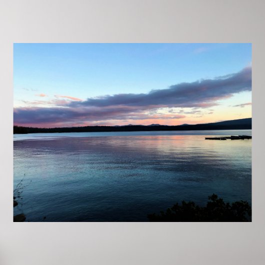 Poster Sunset at Crescent (Devant)