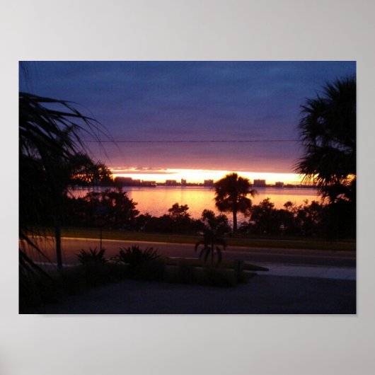 poster "Sunset at Old Clearwater Bay" (Voorkant)