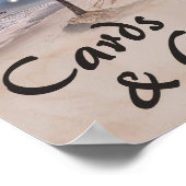 Poster Sunset Beach Cadeaux & Cartes Mariage (Coin)