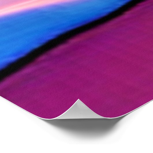 Poster Sunset Beach Waves Design (Coin)