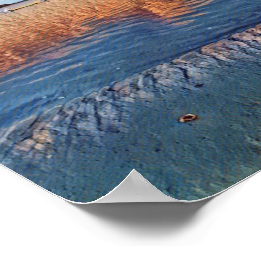 Poster Sunset Cape Cod Dock (Coin)