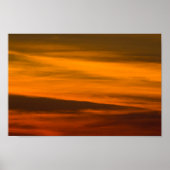 Poster Sunset Closeup, Michigan. (Devant)