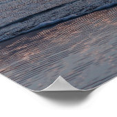 Poster Sunset Coast Beach Birds Nature Photo (Coin)